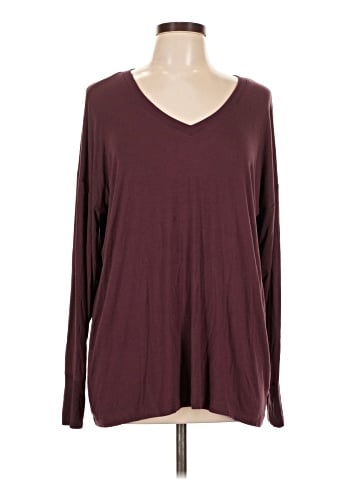 Ann Taylor LOFT Outlet Long Sleeve T-Shirt (view 1)
