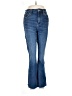 Express Hearts Blue Jeans Size M - photo 1
