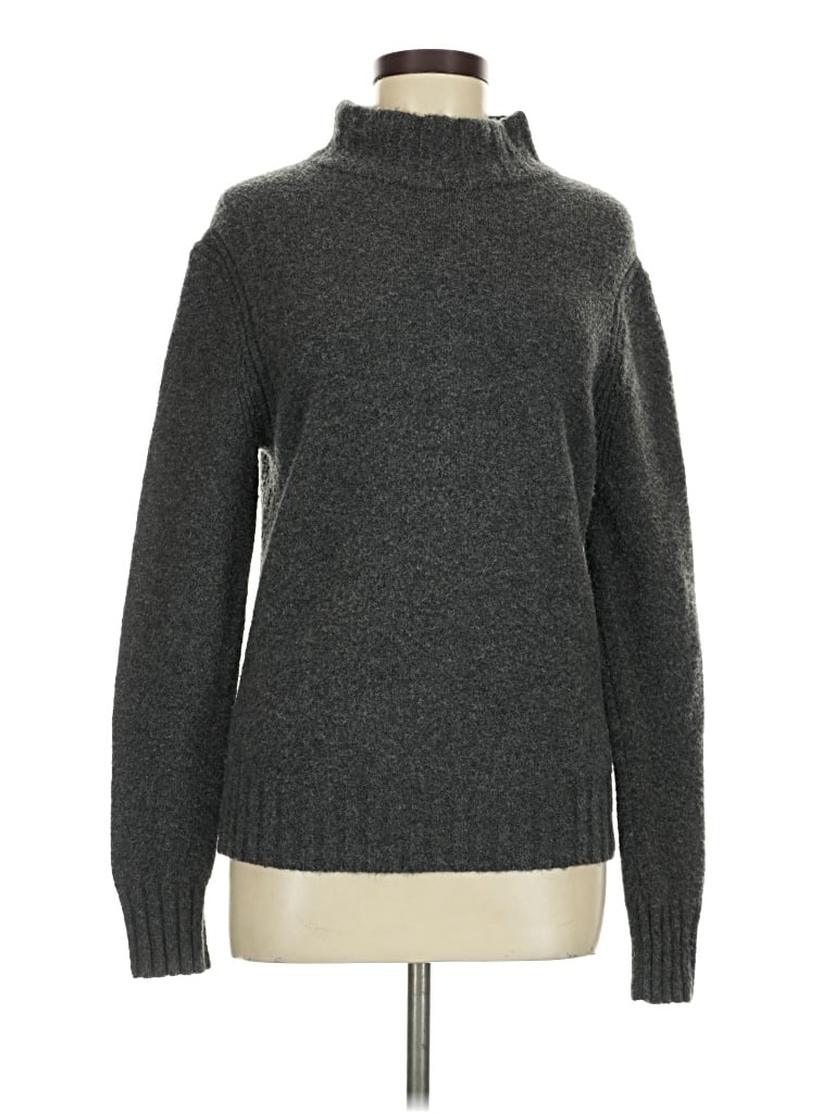Pre-owned Jcrew Turtleneck Sweater In Gray