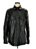 Laundry by Shelli Segal 100% Polyurethane Black Long Sleeve Button-Down Shirt Size L - photo 1