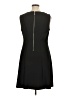 Apt. 9 Solid Black Casual Dress Size 16 - photo 2