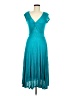 Boden Teal Cocktail Dress Size 8 - photo 1