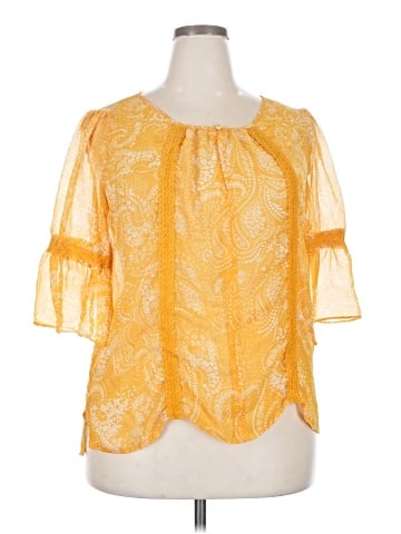 Lauren Conrad 3/4 Sleeve Blouse (view 1)