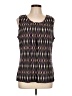 Roz & Ali Purple Sleeveless Top Size L - photo 1