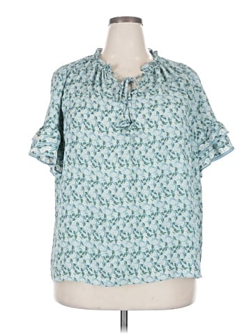 Max Studio Short Sleeve Blouse (view 1)