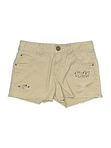 Justice Khaki Shorts (view 1)