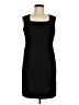 Jones Studio Solid Black Cocktail Dress Size 6 Petite - photo 1