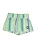Justice Stripes Green Shorts Size 7 - 8 - photo 1
