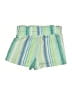 Justice Stripes Green Shorts Size 7 - 8 - photo 2