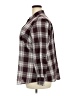 Foxcroft Plaid Burgundy 3/4 Sleeve Button-Down Shirt Size 18 - photo 5
