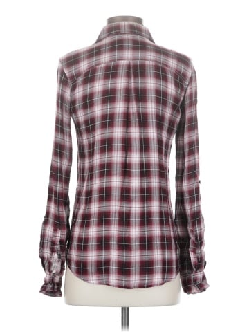 Wet Seal Long Sleeve Button-Down Shirt (view 2)
