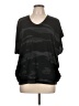 ENTI Black Short Sleeve Top Size L - photo 1