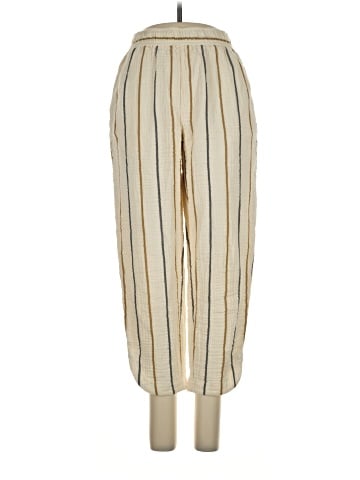 Madewell Lightspun Pull-On High-Rise Tapered Pants in Stripe (view 1)