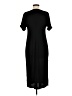 Unbranded Solid Black Casual Dress Size M - photo 2