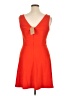 Rihoas Solid Orange Cocktail Dress Size XL - photo 2