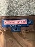 Vineyard Vines 100% Silk Argyle Brown Silk Skirt Size 4 - photo 3