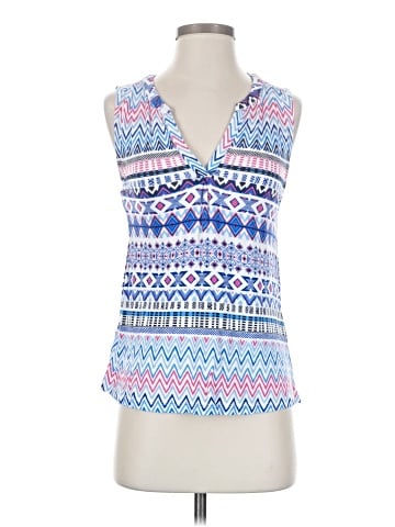 Skies Are Blue Sleeveless Blouse (view 1)