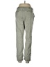 Ecru Solid Green Casual Pants Size 12 - photo 2