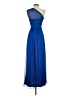 David's Bridal 100% Polyester Blue Cocktail Dress Size 0 - photo 2