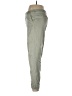 Ecru Solid Green Casual Pants Size 12 - photo 5