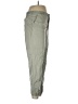 Ecru Solid Green Casual Pants Size 12 - photo 4