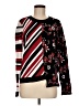 Milly Floral Black Pullover Sweater Size M - photo 1