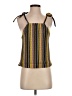 TeXTURE & THREAD Madewell 100% Polyester Yellow Sleeveless Blouse Size XXS - photo 1