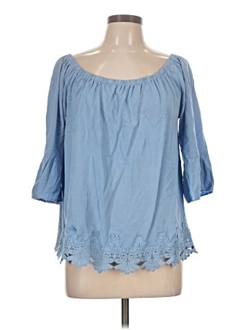 Charming Charlie 3/4 Sleeve Blouse (view 1)