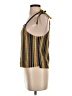 TeXTURE & THREAD Madewell 100% Polyester Yellow Sleeveless Blouse Size XXS - photo 5