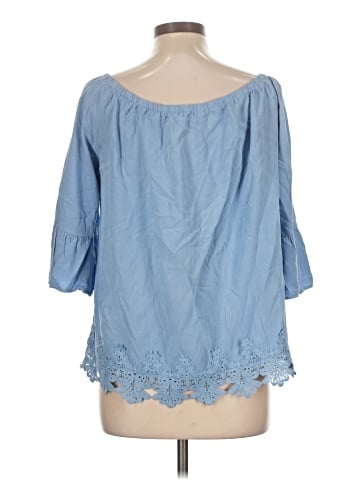 Charming Charlie 3/4 Sleeve Blouse (view 2)