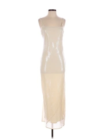 Madewell Madewell x Aimee Song Sequin Slip Maxi Dress (view 1)