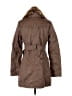 cavalini 100% Polyurethane Brown Coat Size S - photo 2