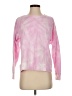 J.Crew 100% Cotton Tie-dye Pink Pullover Sweater Size S - photo 1