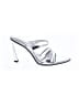 Zara Metallic Silver Sandals Size EU 36 - photo 1