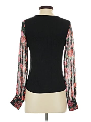 Generation Love Long Sleeve Silk Top (view 2)
