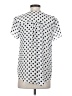 41Hawthorn Polka Dots White Short Sleeve Blouse Size S - photo 2