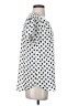 41Hawthorn Polka Dots White Short Sleeve Blouse Size S - photo 4