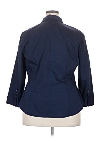 7th Avenue Design Studio New York & Company 3/4 Sleeve Button-Down Shirt (view 2)