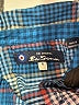 Ben Sherman Plaid Blue Long Sleeve Button-Down Shirt Size 6 - photo 3