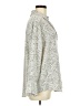 Zara Animal Print Ivory Long Sleeve Blouse Size M - photo 4