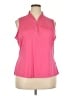 Greg Norman 100% Polyester Solid Pink Sleeveless T-Shirt Size XXL - photo 1