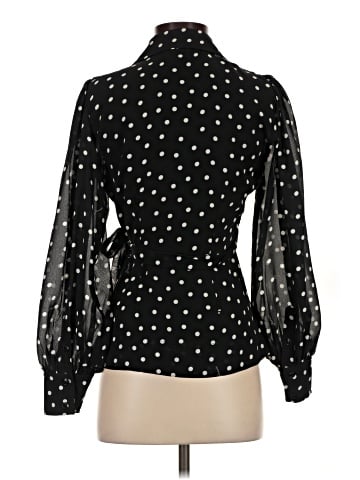 Ganni Long Sleeve Blouse (view 2)