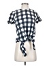 Madewell Blue Short Sleeve Blouse Size S - photo 1