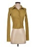 Cider Yellow Long Sleeve Blouse Size XXS - photo 1