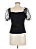 E&M Collection Black Short Sleeve Top Size M - photo 2