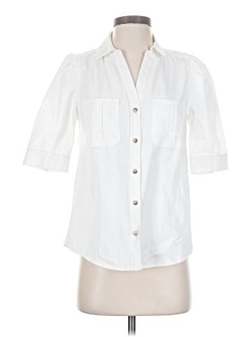 Democracy 3/4 Sleeve Button-Down Shirt (view 1)