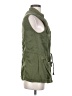 Sanctuary Green Sleeveless Button-Down Shirt Size XS - photo 4