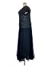 Jkara 100% Polyester Blue Cocktail Dress Size 18 - photo 5