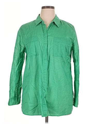 Chico's Long Sleeve Button-Down Shirt (view 1)