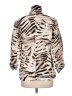 Chico's Animal Print Ivory Faux Fur Jacket Size Med (1) - photo 2